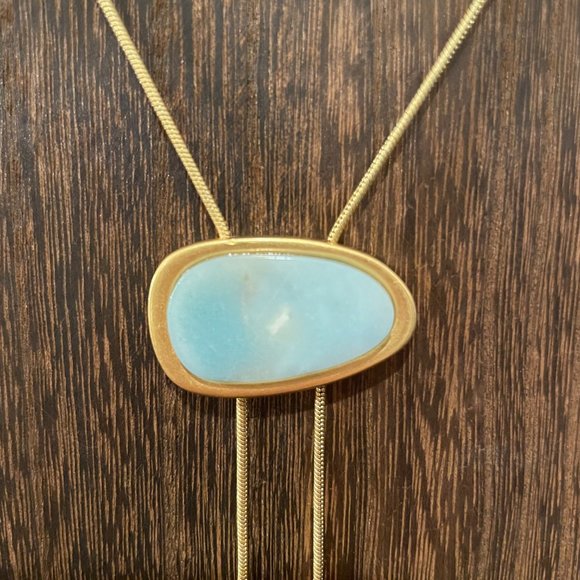 NEW Madewell Adjustable sliding knot necklace - Picture 2 of 3